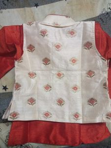 Boys Ethnic Kurta Set  with two pants