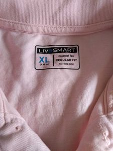 Men's Pink Polo T-Shirt