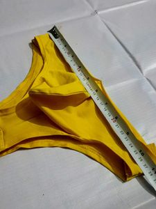 Vibrant Yellow Thong Underwear