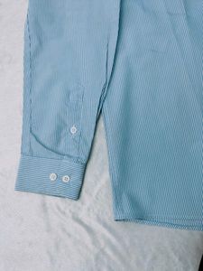 Classic Blue Striped Men's Shirt