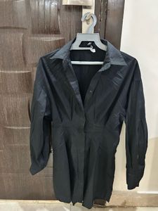 H&M Black Shirt Dress