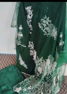 Beautiful Green Kurta Set with Dupatta