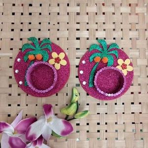Festive T-light Candle Holder Set
