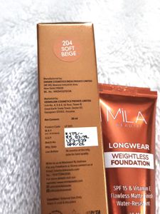 Mila Beaute Longwear Foundation SOFT BEIGE