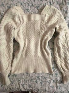 Rory Gilmore inspired Square Neck Sweater