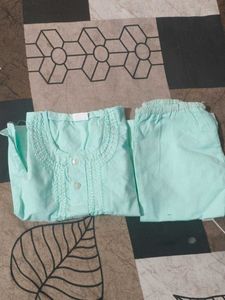 Light Blue Kurta with Pants