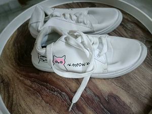 Cute Cat print Canvas Sneakers