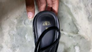 zara slingback buckle heel