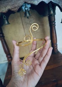 Handmade Golden Armlet with charm