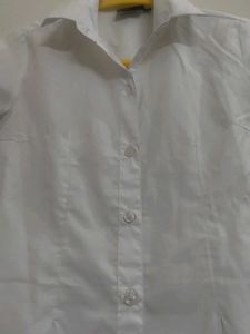 Classic White Button-Up Shirt
