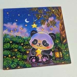 Mini Panda Cute Painting