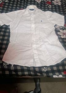 Men's White Short Sleeve Shirt