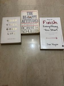 Lot of 3 Self-Help Books