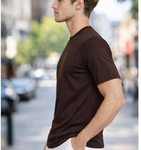 Men's Basic Brown T-Shirt