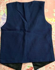 Boys' Floral Print Waistcoat