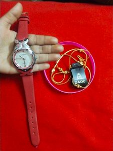 Watch ⌚ And Golden Chain Combo