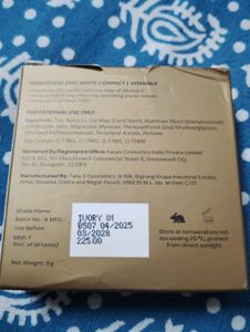 Faces Canada Compact Powder - Matte Finish