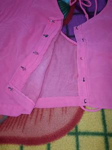 Pink Saree Blouse
