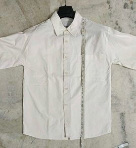 Men's Classic White Button-Down Shirt