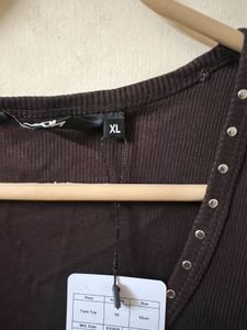 Studded Ribbed Tank Top