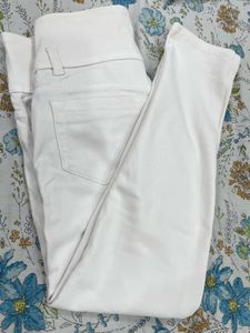 White Ripped Skinny Jeans