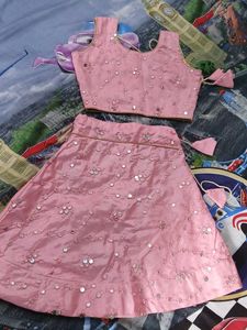 Sparkling Pink Lehenga Choli Set
