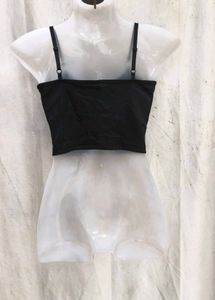 19238. Black Crop Top "Satan's Lover"