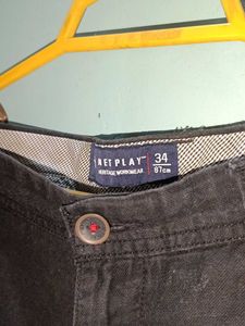 Men's Black Chinos