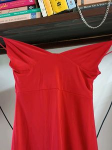 Red Fitted Mini Dress