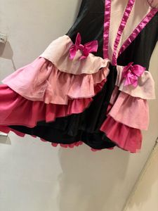 Chic Corset Dress with Ruffles