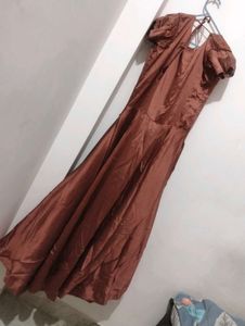 beautiful gown with dupatta