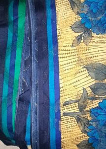 Elegant Green Printed Saree