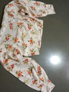 Floral Print Button-Up Shirt