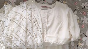 Elegant White Kurta Set with Dupatta