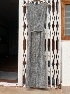 Chic Houndstooth Jumpsuit