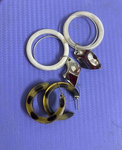 Chunky Hoop Earrings combo 2 pair