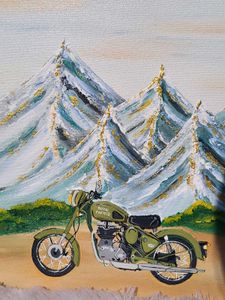 Royal Enfield 3D artwork