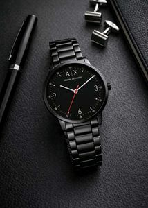 Armani Exchange -Men’s  PREMIUM QUALITY BLACK WATC
