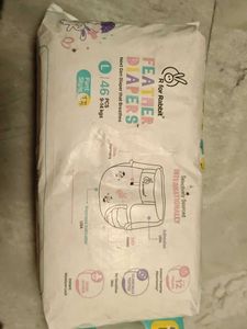 R for Rabbit Feather Diapers - L Size (46 pcs)