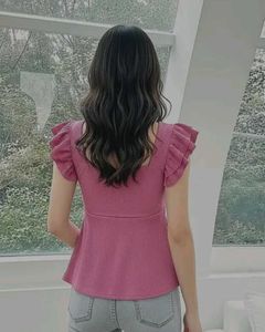 Cute Bow Detail Ribbed Tank Top
