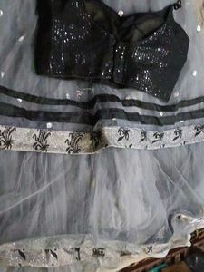 Sequin Embellished Party Wear lehanga  Blouse