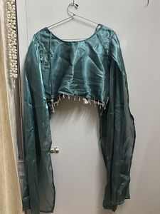 Teal Embellished Lehenga Choli Set