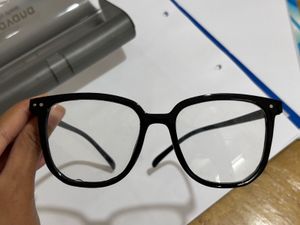 Stylish Black Eyeglasses with Case