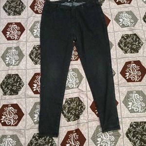 Classic Dark Grey Stretch Denim Jeans