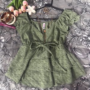 Peplum Top | Cute Cottagecore/Fairy Style