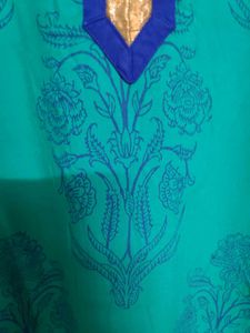 💙Beautiful💙Libas Sea Green Printed Kurta
