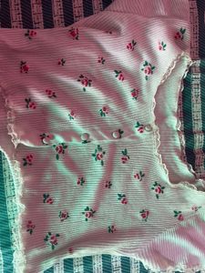 cute crop white top
