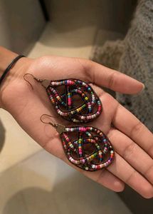 ⭐Handmade y2k Earrings Boho Multicolor Beaded