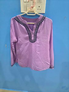 Beautiful Purple Kurta
