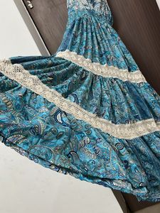 New  heavy full flare silk branded gown for M or L